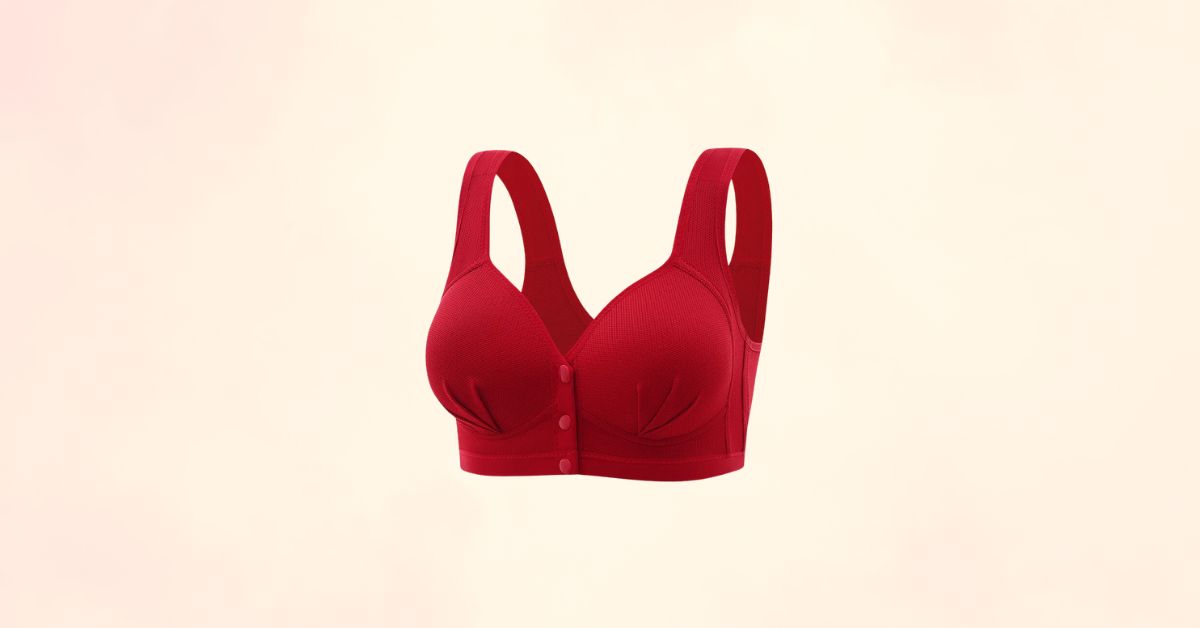 Large Size Front Closure Mom Breathable Push Up Bra