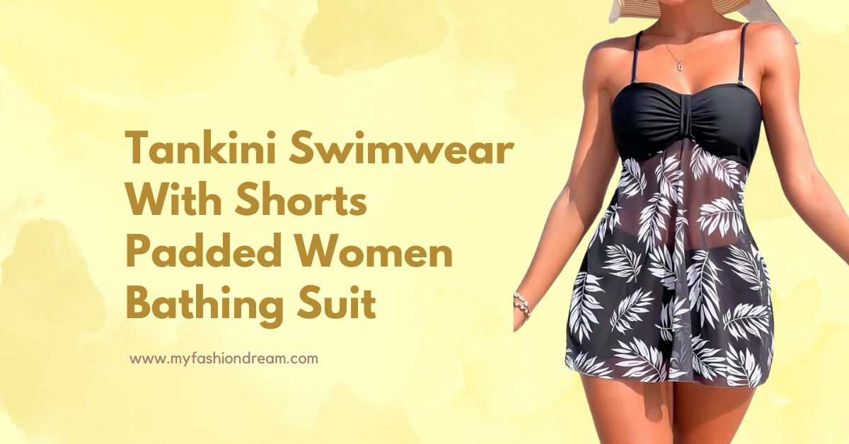 Tankini Swimwear With Shorts Padded Women Bathing Suit